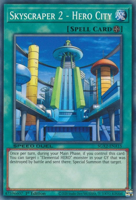 Image for Skyscraper 2 - Hero City (SGX2-ENA15) (SGX2) - YuGiOh