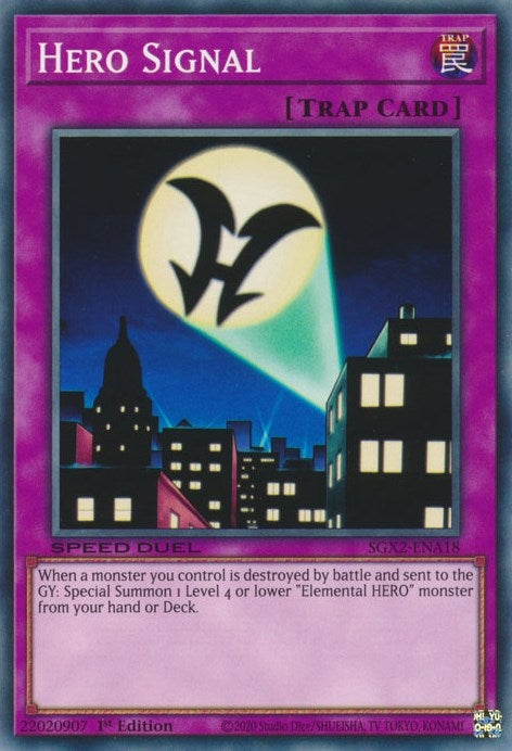 Image for Hero Signal (SGX2-ENA18) (SGX2) - YuGiOh