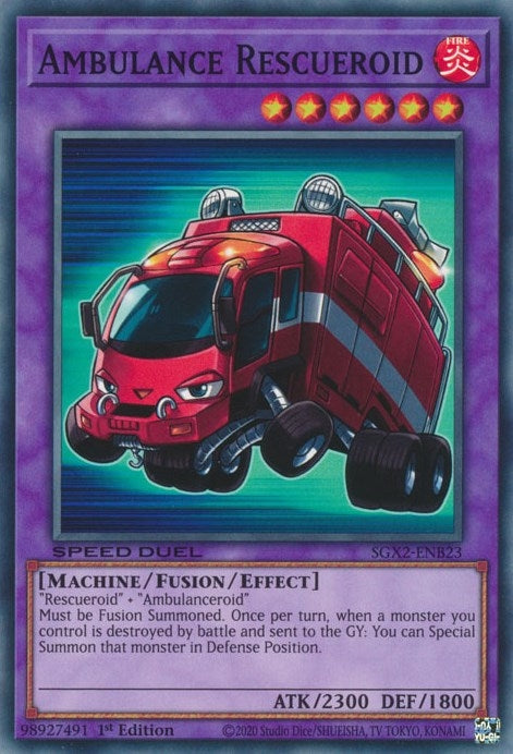Image for Ambulance Rescueroid (SGX2-ENB23) (SGX2) - YuGiOh