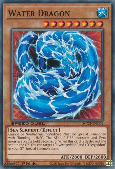 Image for Water Dragon (SGX2-ENC01) (SGX2) - YuGiOh