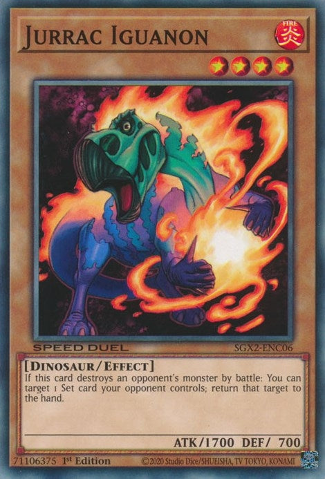 Image for Jurrac Iguanon (SGX2-ENC06) (SGX2) - YuGiOh