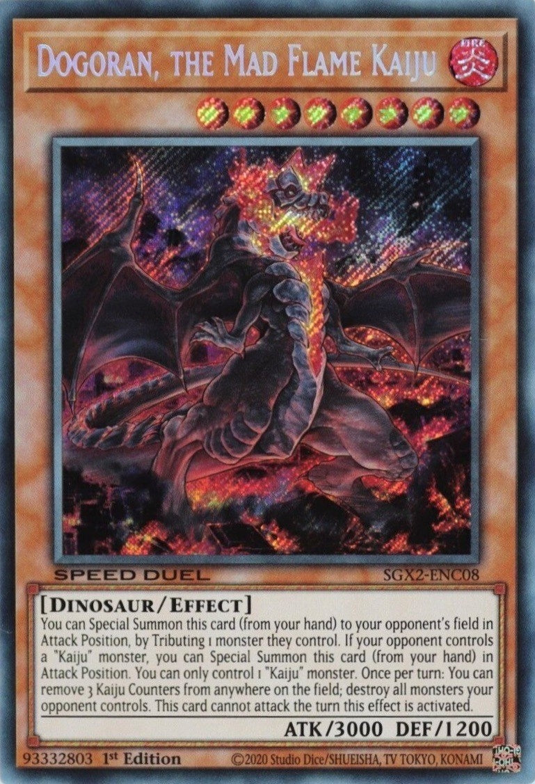 Image for Dogoran, the Mad Flame Kaiju (Secret Rare) (SGX2-ENC08) (SGX2) - YuGiOh