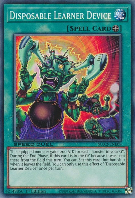 Image for Disposable Learner Device (SGX2-ENE08) (SGX2) - YuGiOh