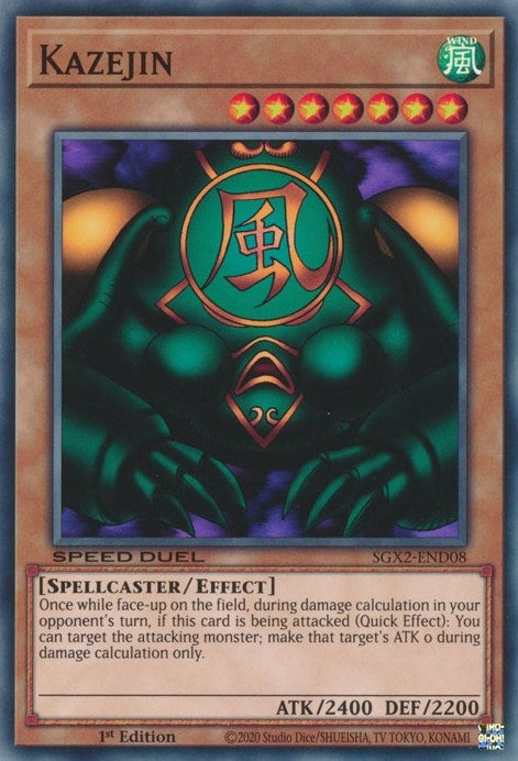 Image for Kazejin (SGX2-END08) (SGX2) - YuGiOh