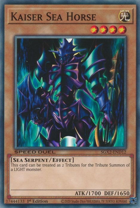 Image for Kaiser Sea Horse (SGX2-END12) (SGX2) - YuGiOh