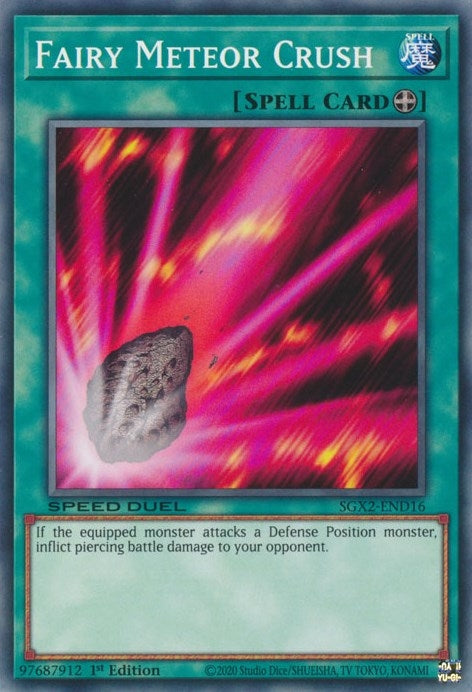 Image for Fairy Meteor Crush (SGX2-END16) (SGX2) - YuGiOh