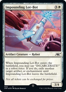 Image for Impounding Lot-Bot (Galaxy Foil) (300) (Unfinity) - Magic: The Gathering