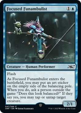 Image for Focused Funambulist (47) (Unfinity) - Magic: The Gathering