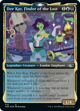 Image for Dee Kay, Finder of the Lost (Showcase) (Galaxy Foil) (510) (Unfinity) - Magic: The Gathering