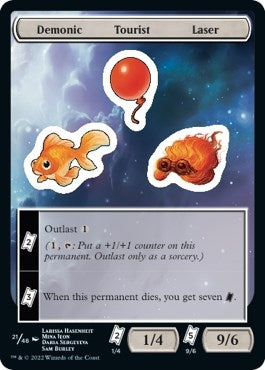 Image for Demonic Tourist Laser (21) (Unfinity) - Magic: The Gathering