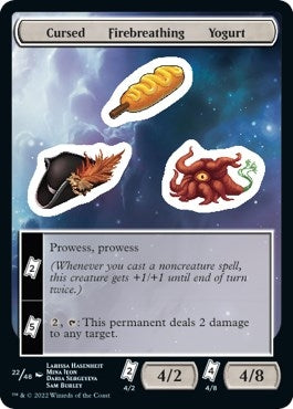 Image for Cursed Firebreathing Yogurt (22) (Unfinity) - Magic: The Gathering