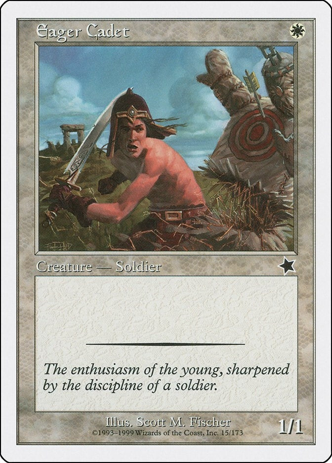 Image for Eager Cadet (15) (Starter 1999) - Magic: The Gathering