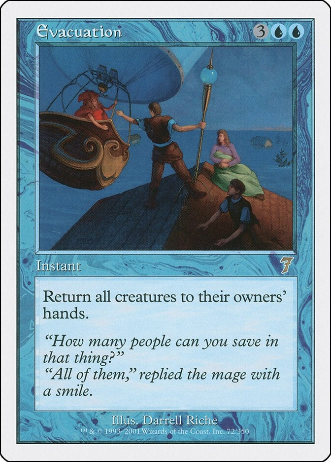 Image for Evacuation (72) (7th Edition) - Magic: The Gathering