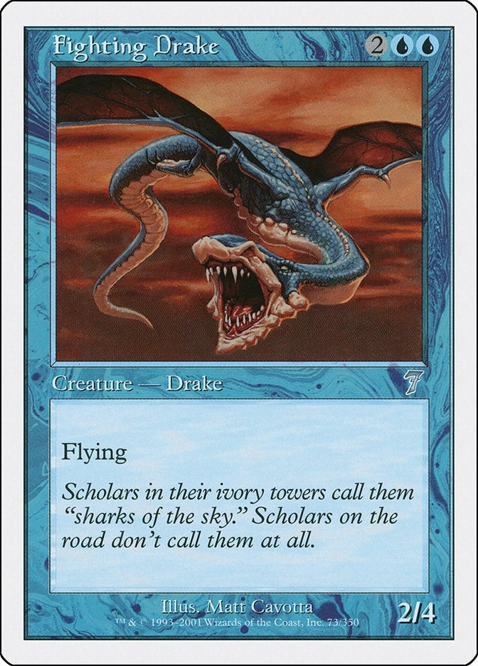 Image for Fighting Drake (73) (7th Edition) - Magic: The Gathering