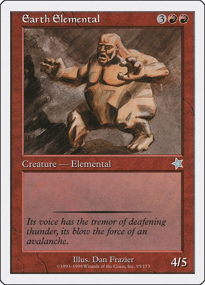 Image for Earth Elemental (95) (Starter 1999) - Magic: The Gathering