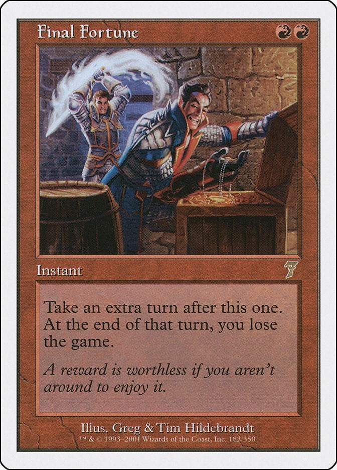 Image for Final Fortune (182) (7th Edition) - Magic: The Gathering