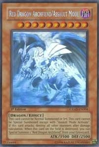 Red Dragon Archfiend/Assault Mode (Ghost Rare) (CRMS-EN004) (CRMS)