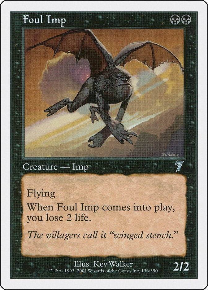 Image for Foul Imp (136) (7th Edition) - Magic: The Gathering