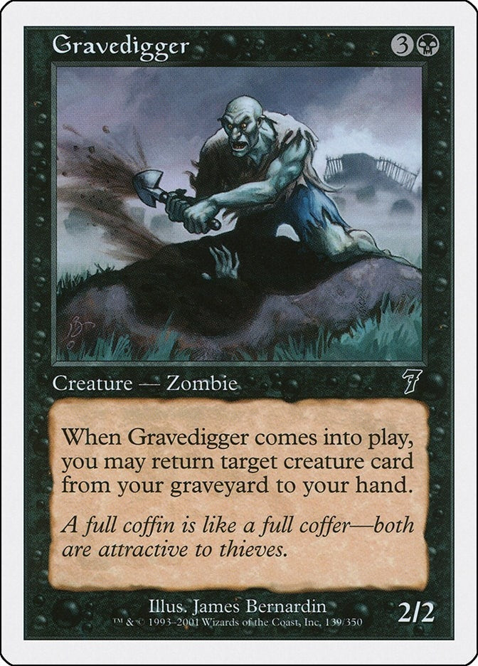 Image for Gravedigger (139) (7th Edition) - Magic: The Gathering