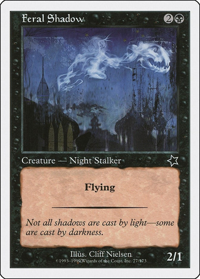 Image for Feral Shadow (77) (Starter 1999) - Magic: The Gathering