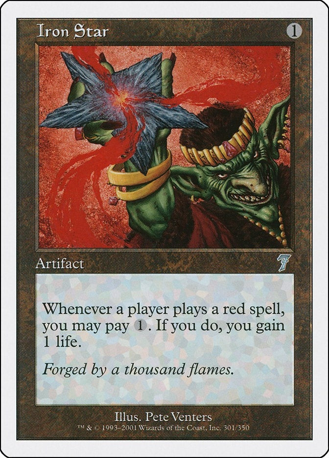 Image for Iron Star (301) (7th Edition) - Magic: The Gathering