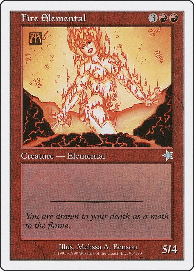 Image for Fire Elemental (96) (Starter 1999) - Magic: The Gathering