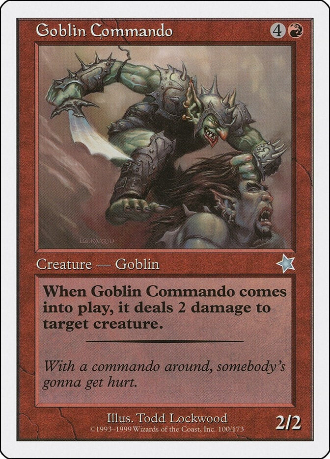 Image for Goblin Commando (100) (Starter 1999) - Magic: The Gathering