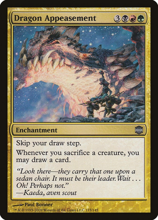 Image for Dragon Appeasement (115) (Alara Reborn) - Magic: The Gathering