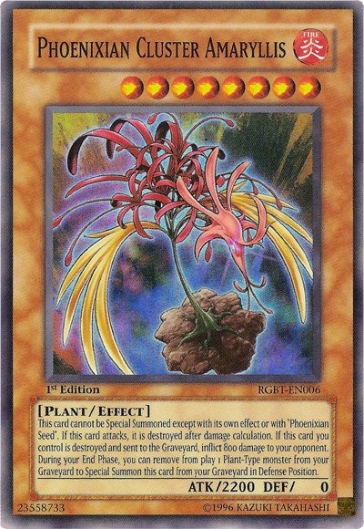 Image for Phoenixian Cluster Amaryllis (RGBT-EN006) (RGBT) - YuGiOh