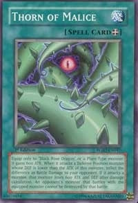 Image for Thorn of Malice (RGBT-EN047) (RGBT) - YuGiOh