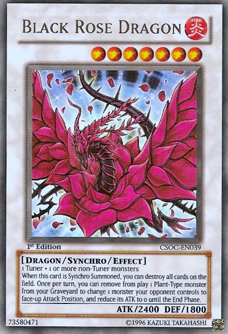 Image for Black Rose Dragon (CSOC-EN039) (CSOC) - YuGiOh