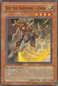 Image for The Six Samurai - Zanji (GLD2-EN021) (GLD2) - YuGiOh