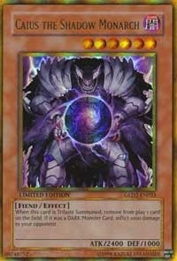 Image for Caius the Shadow Monarch (GLD2-EN033) (GLD2) - YuGiOh