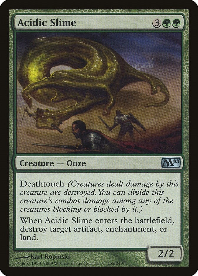 Image for Acidic Slime (165) (Magic 2010 (M10)) - Magic: The Gathering