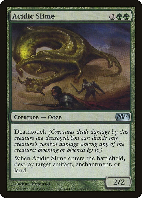 Image for Acidic Slime (165) (Magic 2010 (M10)) - Magic: The Gathering