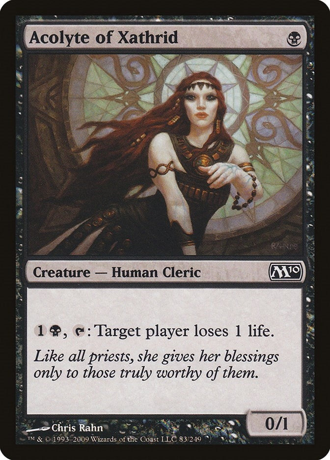 Image for Acolyte of Xathrid (83) (Magic 2010 (M10)) - Magic: The Gathering