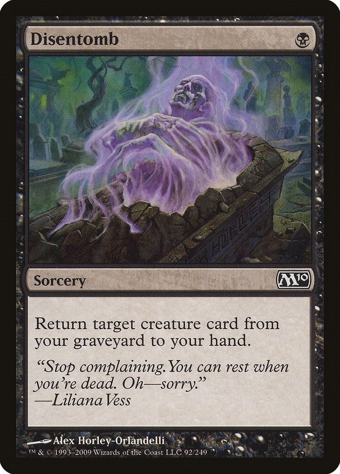 Image for Disentomb (92) (Magic 2010 (M10)) - Magic: The Gathering