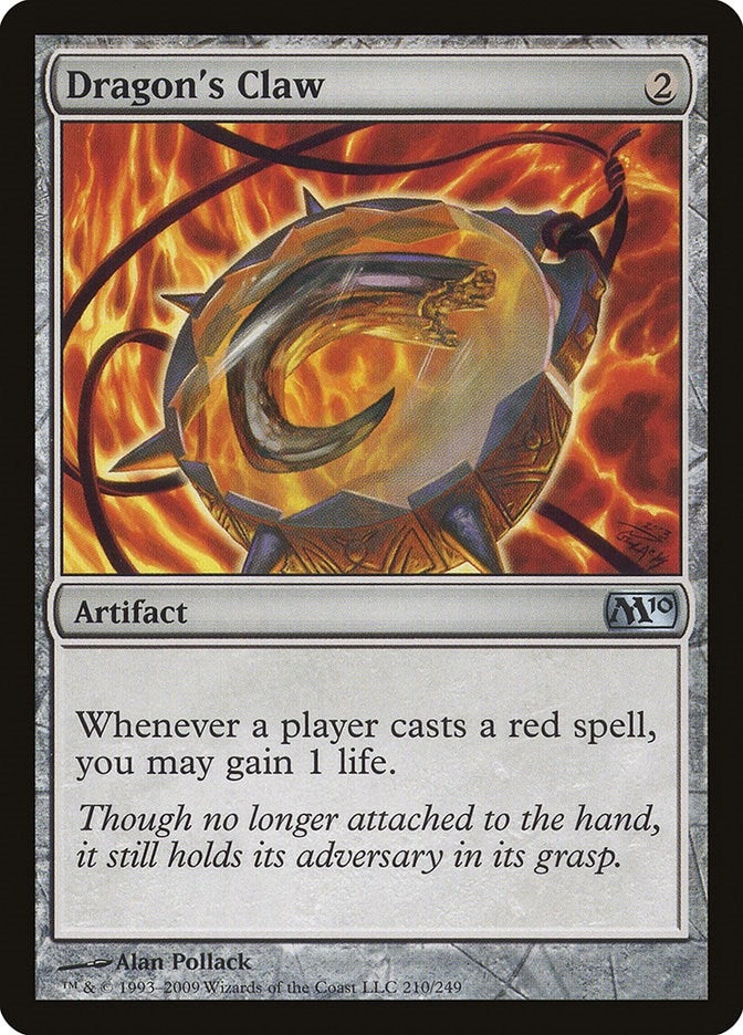 Image for Dragon's Claw (210) (Magic 2010 (M10)) - Magic: The Gathering