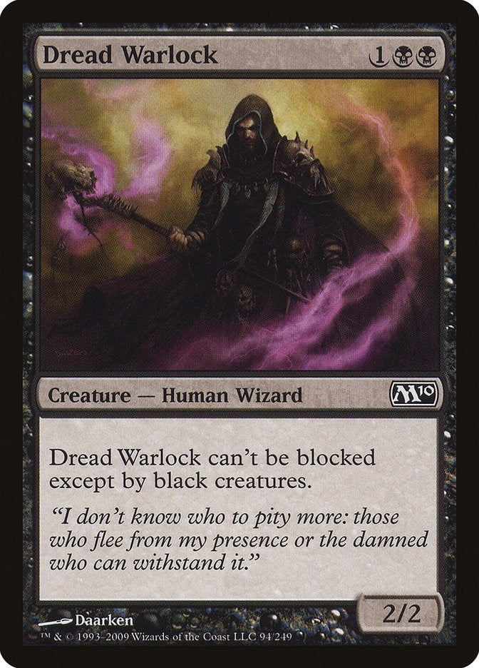 Image for Dread Warlock (94) (Magic 2010 (M10)) - Magic: The Gathering