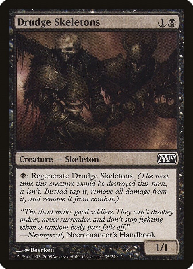 Image for Drudge Skeletons (95) (Magic 2010 (M10)) - Magic: The Gathering