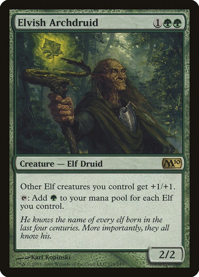 Image for Elvish Archdruid (176) (Magic 2010 (M10)) - Magic: The Gathering