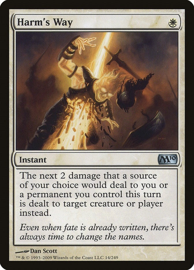 Image for Harm's Way (14) (Magic 2010 (M10)) - Magic: The Gathering