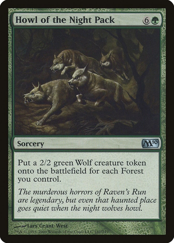Image for Howl of the Night Pack (187) (Magic 2010 (M10)) - Magic: The Gathering