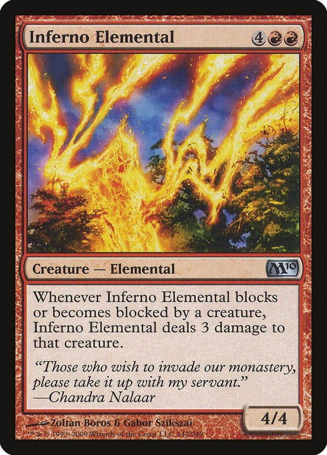 Image for Inferno Elemental (142) (Magic 2010 (M10)) - Magic: The Gathering