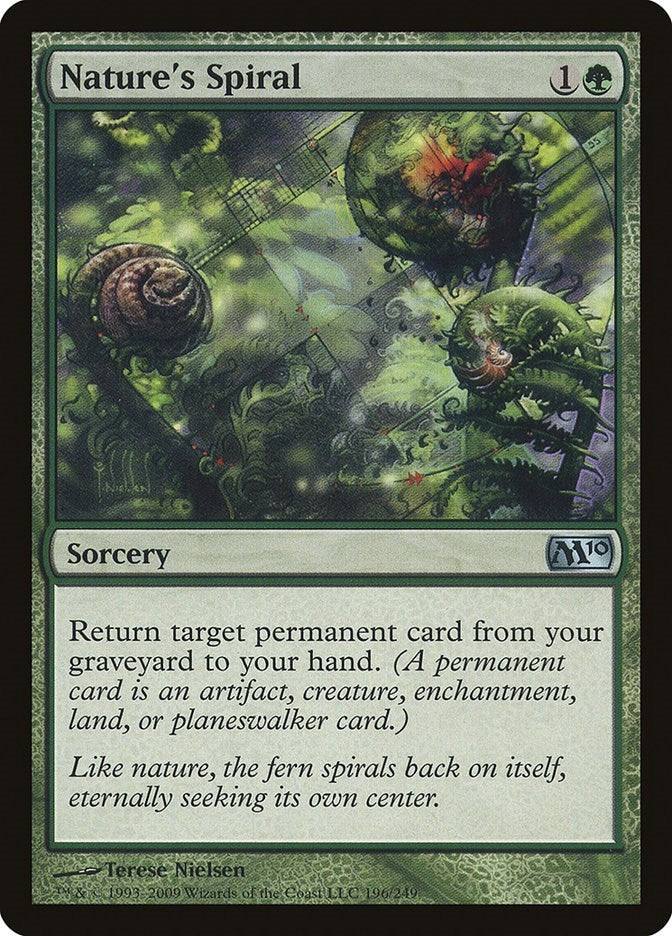 Image for Nature's Spiral (196) (Magic 2010 (M10)) - Magic: The Gathering
