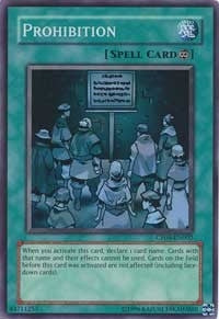 Image for Prohibition (CP08-EN002) (CP08) - YuGiOh