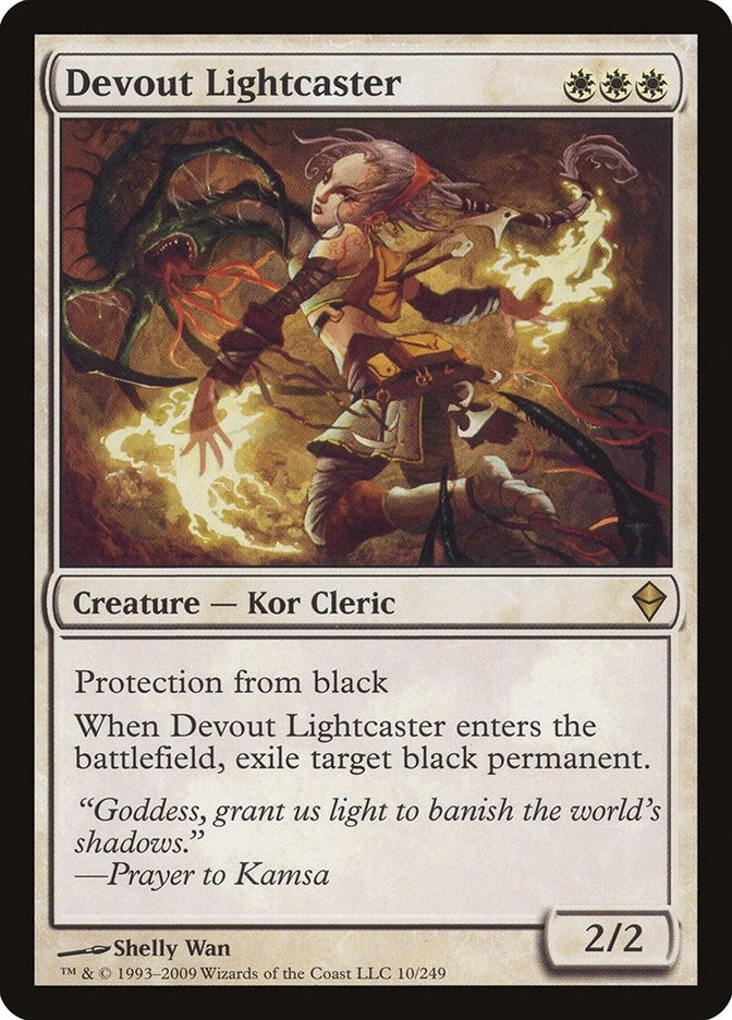Image for Devout Lightcaster (10) (Zendikar) - Magic: The Gathering