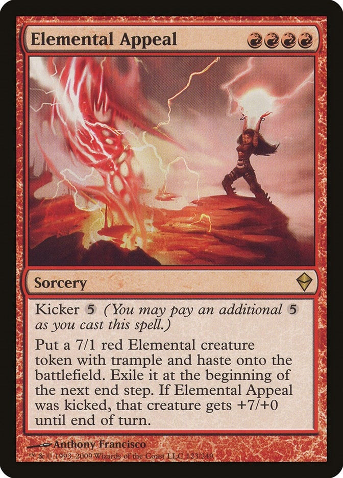Image for Elemental Appeal (123) (Zendikar) - Magic: The Gathering