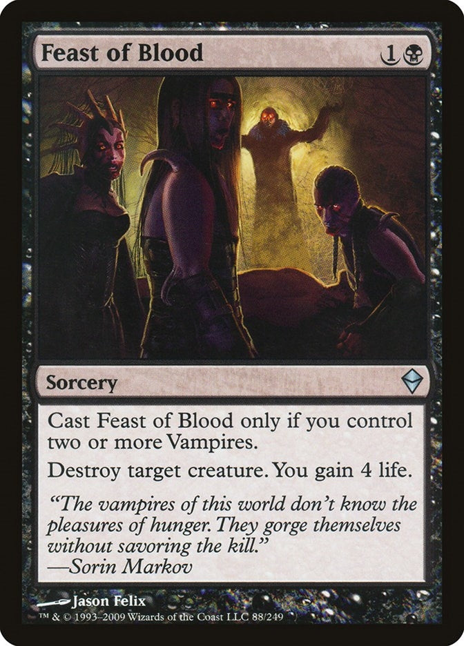 Image for Feast of Blood (88) (Zendikar) - Magic: The Gathering