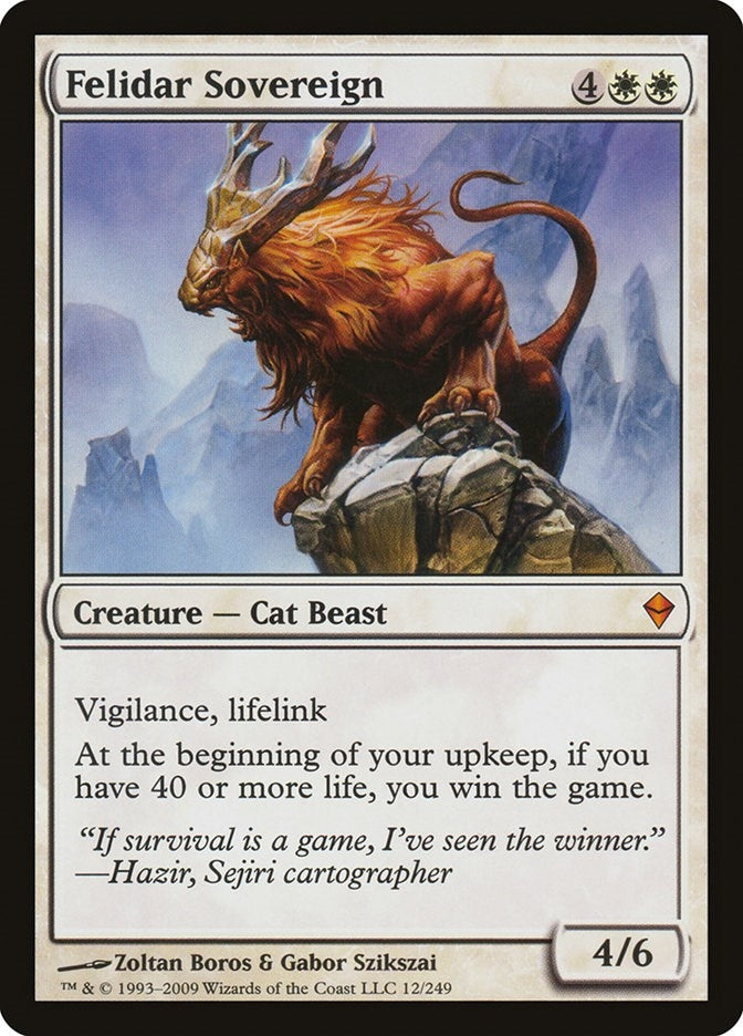 Image for Felidar Sovereign (12) (Zendikar) - Magic: The Gathering